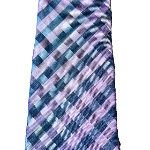 VanHeusen Purple Plaid Flex Collar - Picture 7 of 7